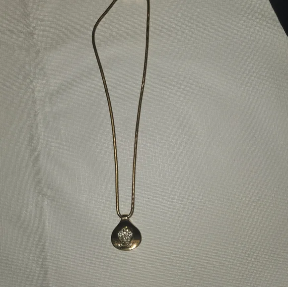 GivenchyVintage Crystal Pendant Necklace - Picture 2 of 7